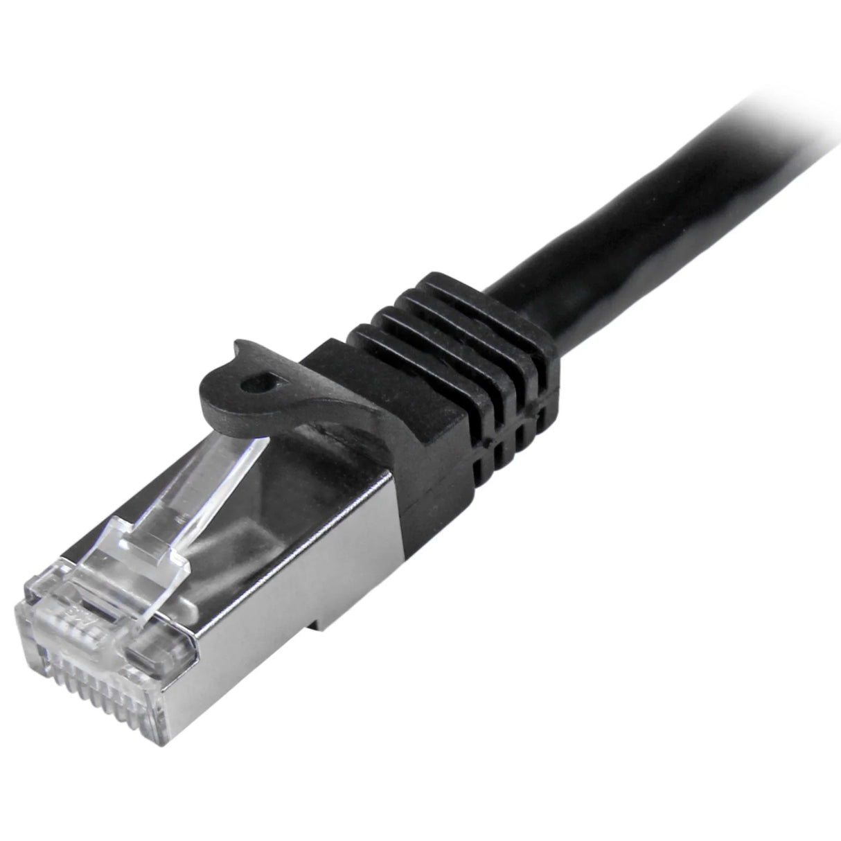 STARTECH 3m Cat6 Patch Cable - Shielded (SFTP) Snagless Gigabit Network Patch Cable - Black Cat 6 Ethernet Patch Lead (N6SPAT3MBK) (N6SPAT3MBK)