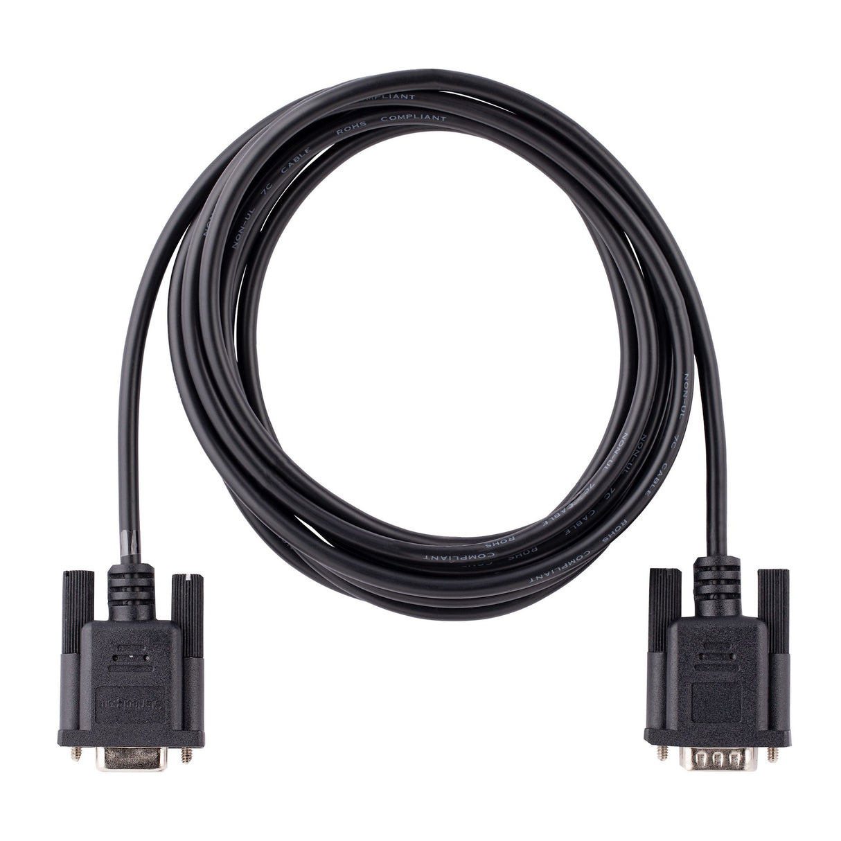 STARTECH 3m RS232 Serial Null Modem Cable | Crossover Serial Cable w|Al-Mylar Shielding | DB9 Serial COM Port Cable Female to Male | Compatible w|DTE Devices | Black | F|M (9FMNM-3M-RS232-CABLE) (9FMNM-3M-RS232-CABLE)