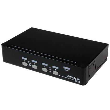 STARTECH 4 Port 1U Rackmount USB KVM Switch with OSD (SV431DUSBU)
