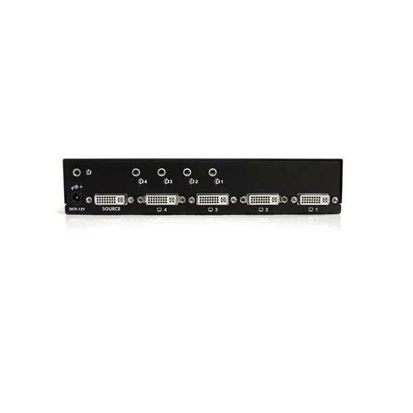 STARTECH 4 Port DVI Video Splitter with Audio (ST124DVIA)
