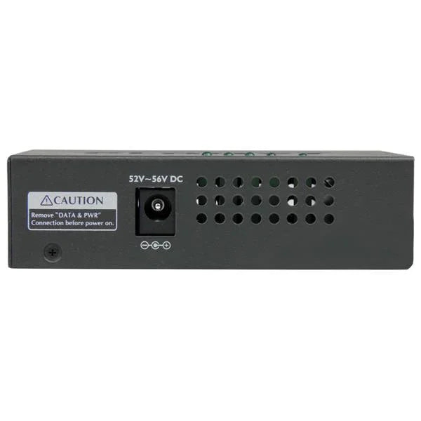 STARTECH 4 Port Gigabit Midspan - PoE+ Injector - 802.3at and 802.3af - Wall-mountable Power over Ethernet Midspan (POEINJ4G)