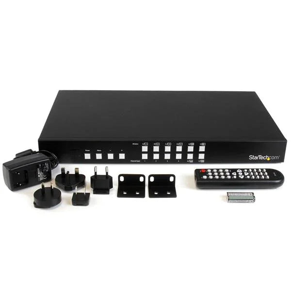 STARTECH 4-Port HDMI Switch with Picture-and-Picture Multiviewer - 4x1 HDMI Video Switch with PAP Video Combining - 1920x1200 | 1080p (VS421HDPIP)