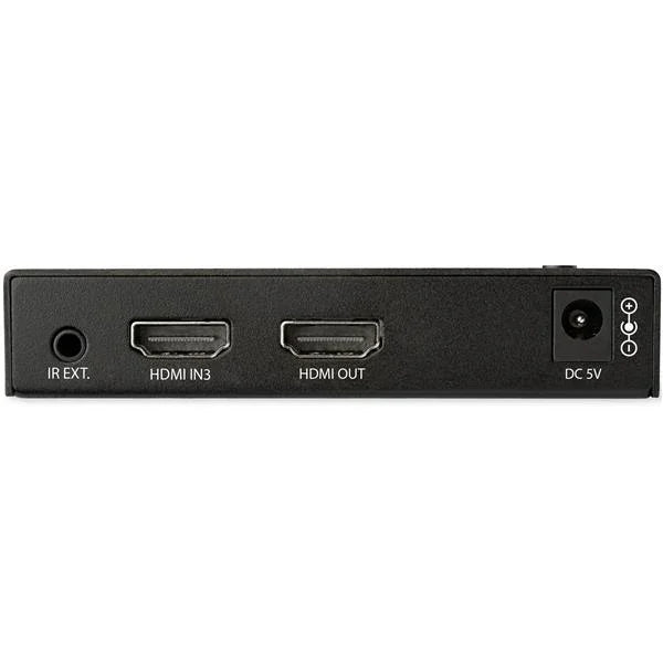 STARTECH 4 Port HDMI Video Switch - 3x HDMI & 1x DisplayPort - 4K 60Hz - Multi Port HDMI Switch Box w| Automatic Switcher (VS421HDDP) (VS421HDDP)