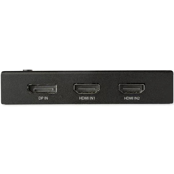 STARTECH 4 Port HDMI Video Switch - 3x HDMI & 1x DisplayPort - 4K 60Hz - Multi Port HDMI Switch Box w| Automatic Switcher (VS421HDDP) (VS421HDDP)