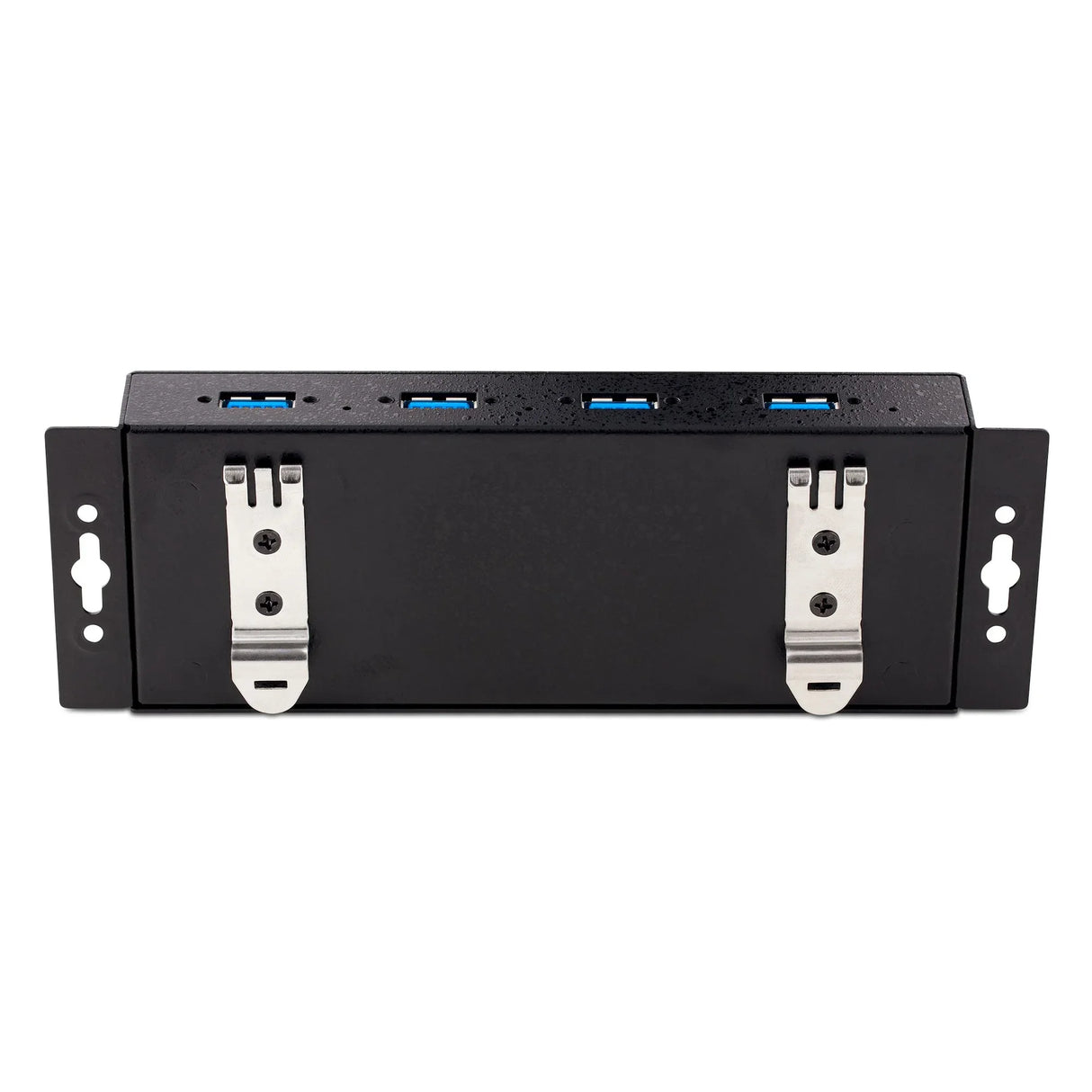 STARTECH 4-Port Industrial USB 3.0 5Gbps Hub - Rugged USB Hub w| ESD and Surge Protection - DIN|Wall|Desk Mountable USB-A Hub - USB Expander w|Locking Ports | Heavy Duty (5G4AINDNP-USB-A-HUB) (5G4AINDNP-USB-A-HUB)