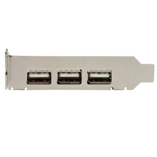 STARTECH 4 Port PCI Express Low Profile High Speed USB Card - PCIe USB 2.0 Card - PCI-E USB 2.0 Card (PEXUSB4DP)