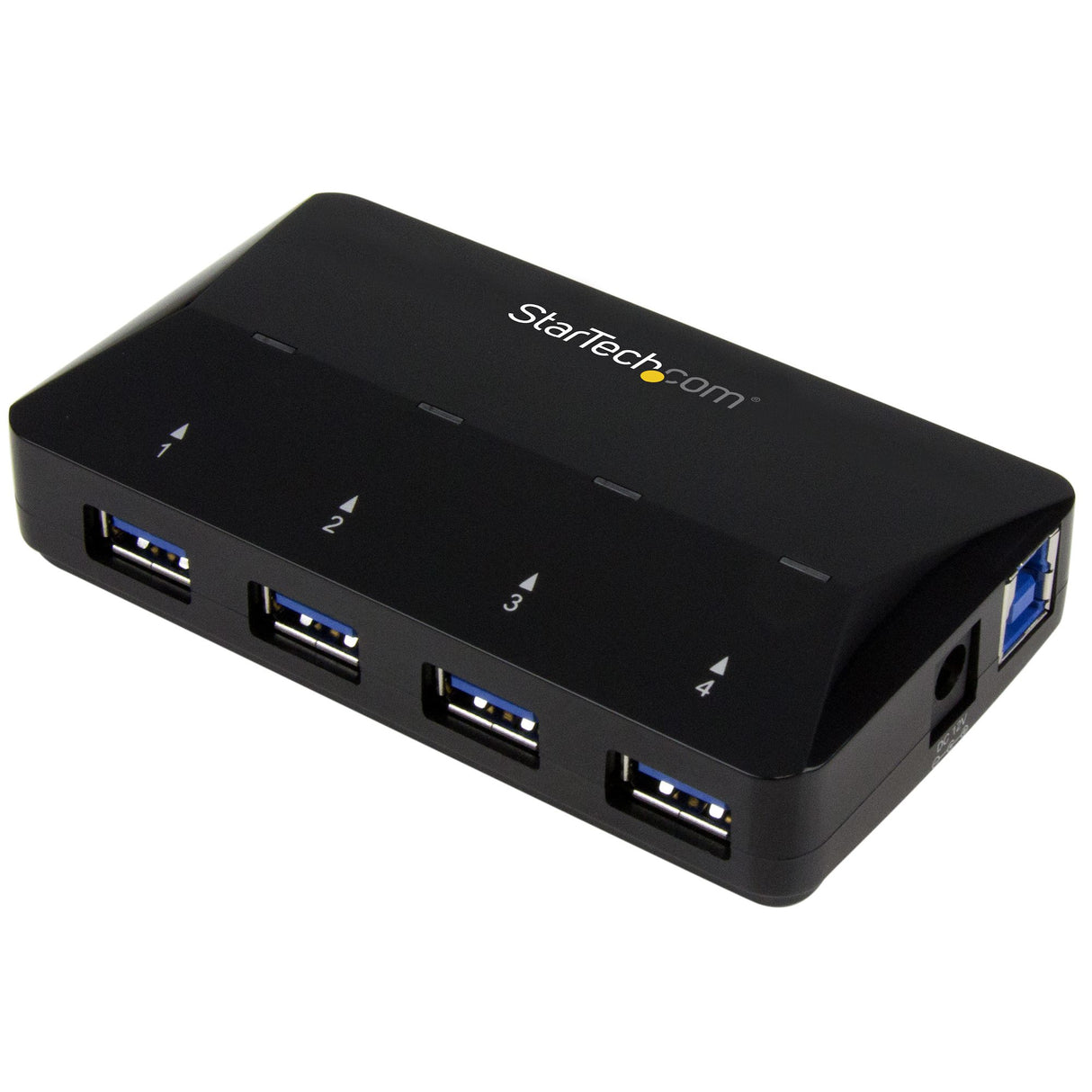 STARTECH 4-Port USB 3.0 Hub plus Dedicated Charging Port - 1 x 2.4A Port - Desktop USB Hub and Fast-Charging Station (ST53004U1C)