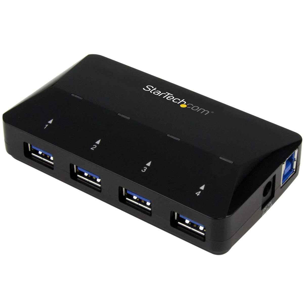STARTECH 4-Port USB 3.0 Hub plus Dedicated Charging Port - 1 x 2.4A Port - Desktop USB Hub and Fast-Charging Station (ST53004U1C)