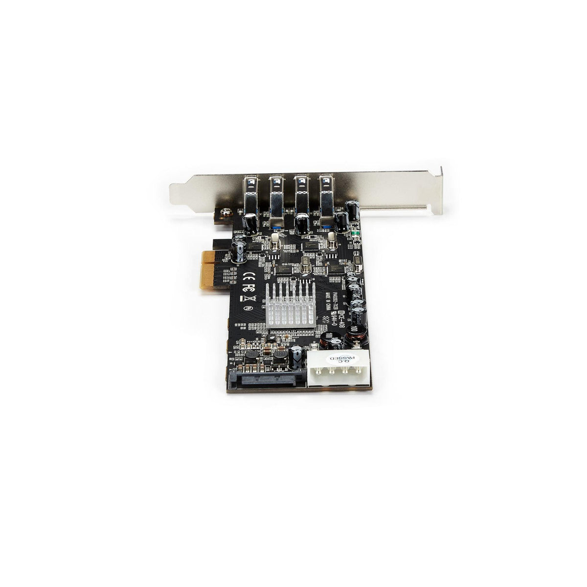 STARTECH 4 Port USB 3.0 PCIe Card w| 4 Dedicated 5Gbps Channels (USB 3.1 Gen 1) - UASP - SATA | LP4 Power - PCI Express Adapter Card (PEXUSB3S44V) (PEXUSB3S44V)