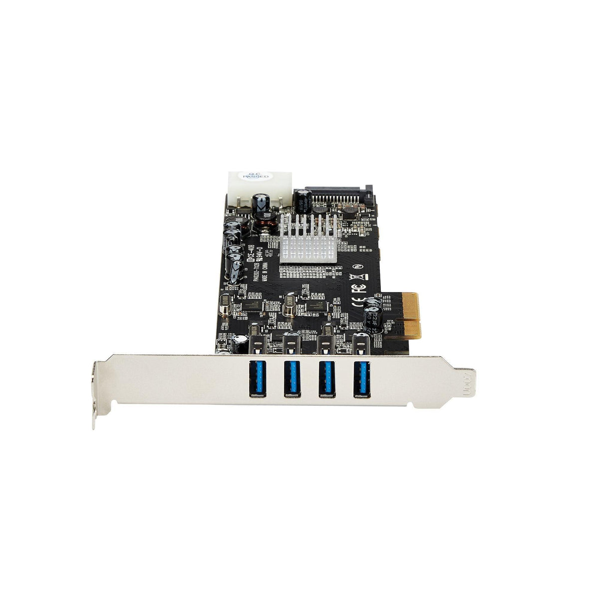 STARTECH 4 Port USB 3.0 PCIe Card w| 4 Dedicated 5Gbps Channels (USB 3.1 Gen 1) - UASP - SATA | LP4 Power - PCI Express Adapter Card (PEXUSB3S44V) (PEXUSB3S44V)