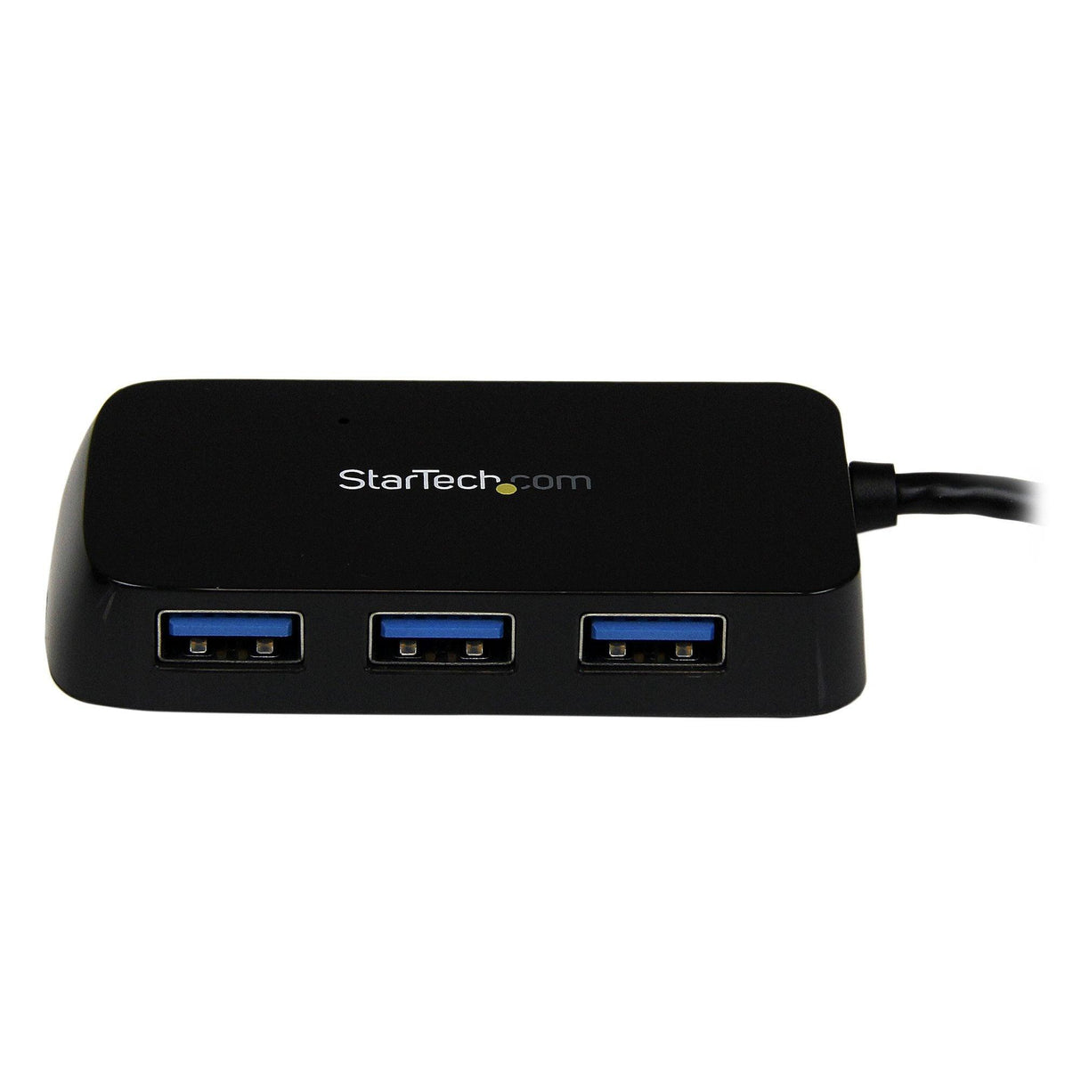 STARTECH 4-Port USB 3.0 SuperSpeed Hub - Portable Mini Multiport USB Travel Dock - USB Extender Black for Business PC|Mac | laptops (ST4300MINU3B) (ST4300MINU3B)