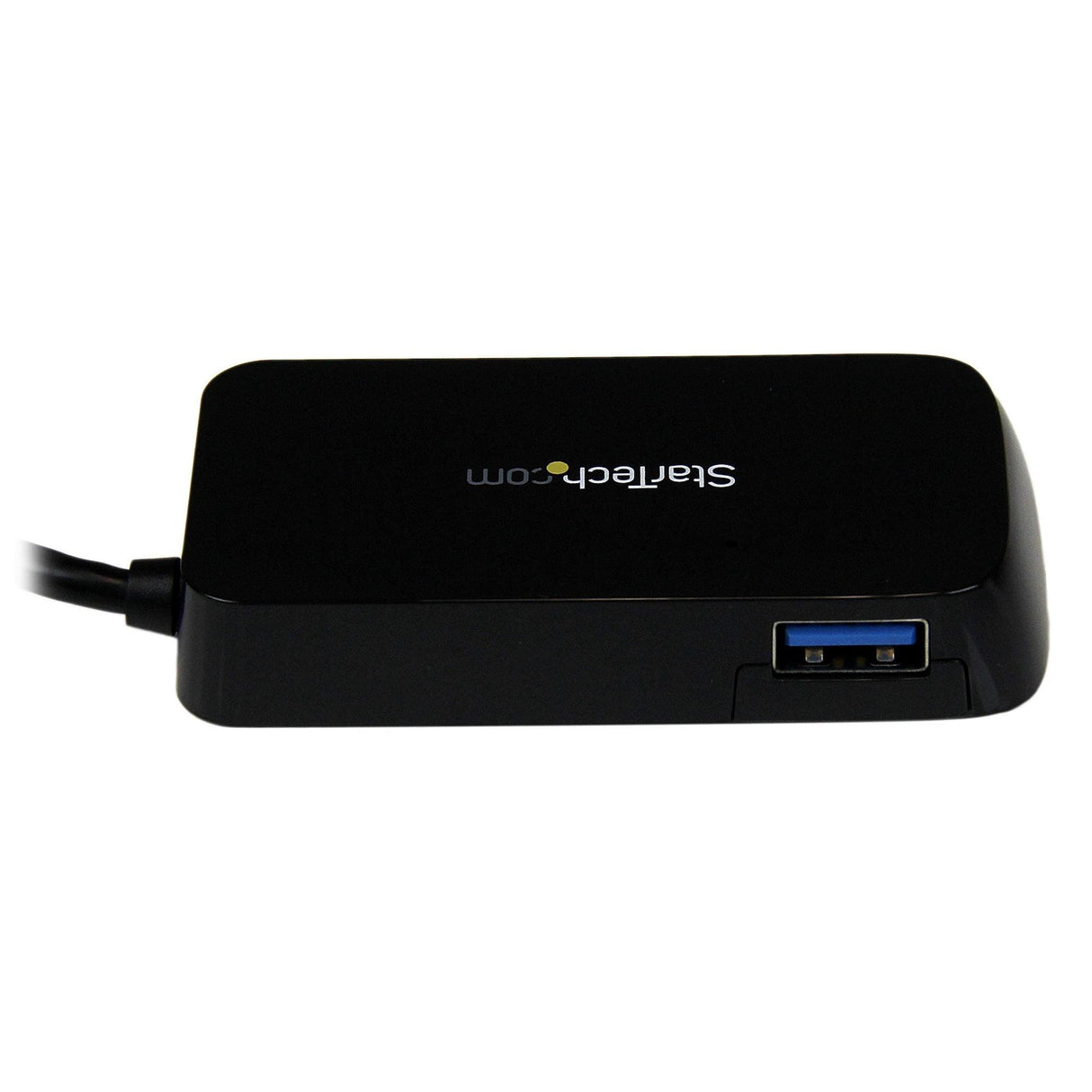 STARTECH 4-Port USB 3.0 SuperSpeed Hub - Portable Mini Multiport USB Travel Dock - USB Extender Black for Business PC|Mac | laptops (ST4300MINU3B) (ST4300MINU3B)