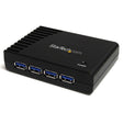 STARTECH 4-Port USB 3.0 SuperSpeed Hub with Power Adapter - 5Gbps - Portable Multiport USB-A Dock IT Pro - USB Port Expansion Hub for PC|Mac (ST4300USB3) (ST4300USB3)