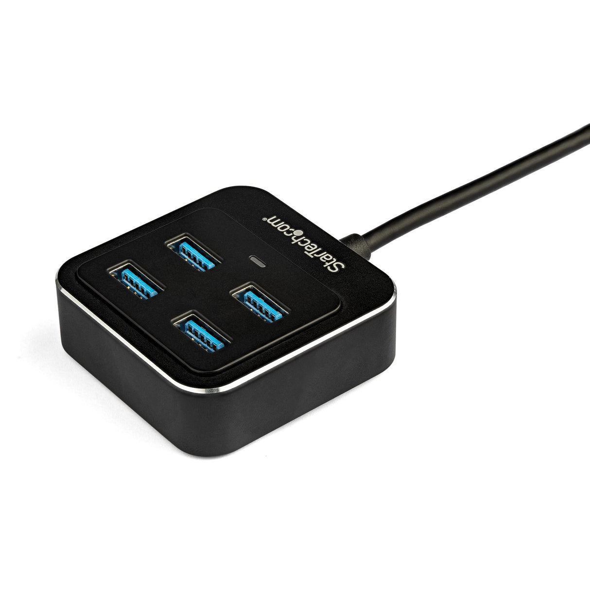STARTECH 4-Port USB C Hub - USB-C to 4x USB-A Ports - SuperSpeed 10Gbps USB 3.2 Gen 2 Type-C Hub - USB Bus Powered - Portable|Compact USB-C to USB Adapter Hub for Laptop - Aluminum (HB31C4AB) (HB31C4AB)