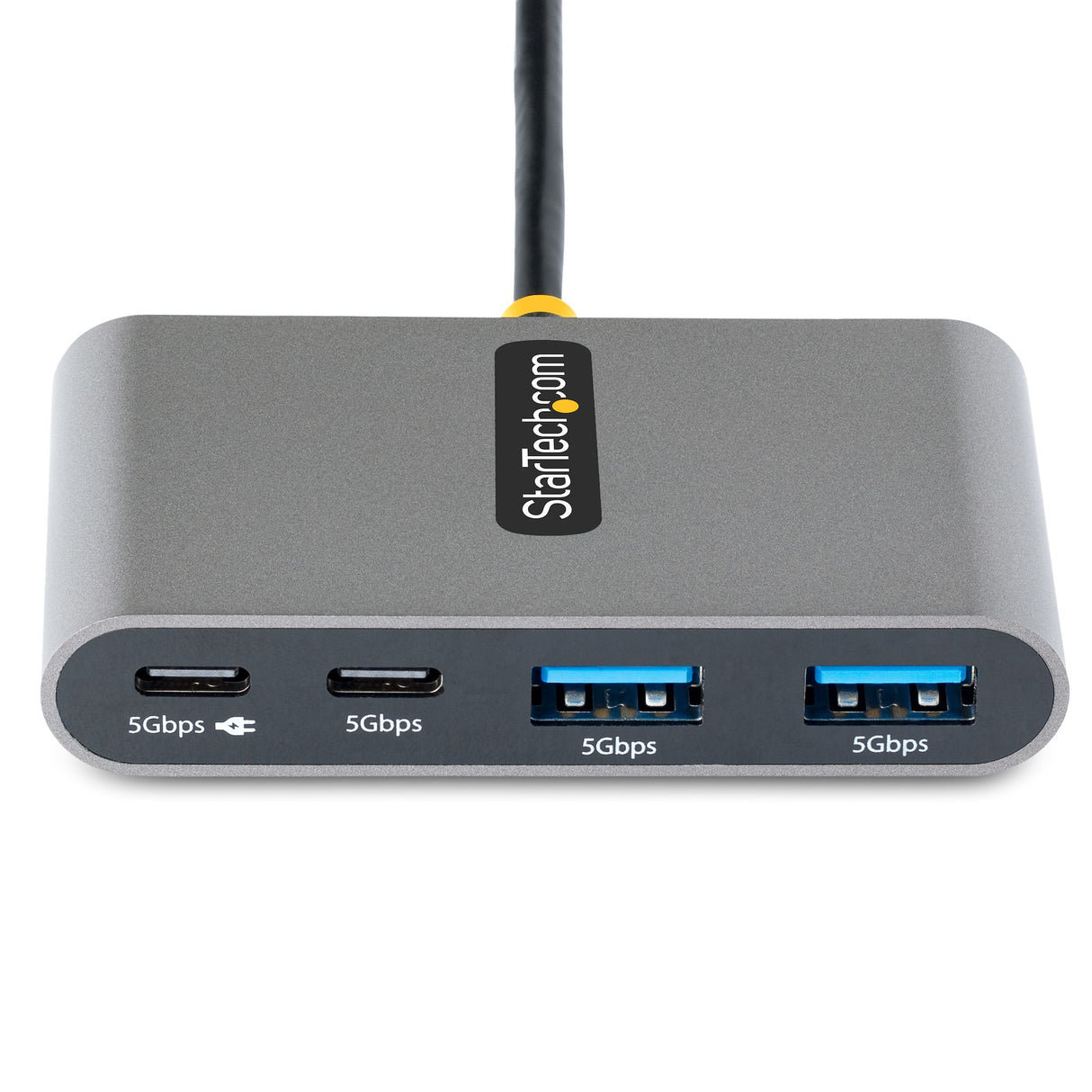 STARTECH 4-Port USB-C Hub with 100W Power Delivery Pass-Through - 2x USB-A + 2x USB-C - 5Gbps - 1ft (30cm) Long Cable - Portable USB Type-C to USB-A|C Hub - USB-C Splitter (5G2A2CPDB-USB-C-HUB) (5G2A2CPDB-USB-C-HUB)