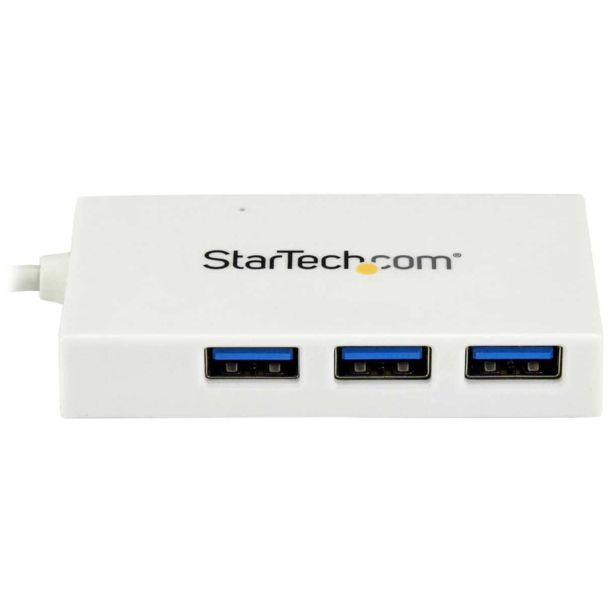 STARTECH 4 Port USB C Hub with 1x USB-C & 3x USB-A Ports (SuperSpeed 5Gbps) - USB Bus Powered - Portable|Laptop USB 3.0 Adapter Hub - USB 3.1 Gen 1|USB 3.2 Gen 1 Type-C Hub - White (HB30C3A1CFBW) (HB30C3A1CFBW)