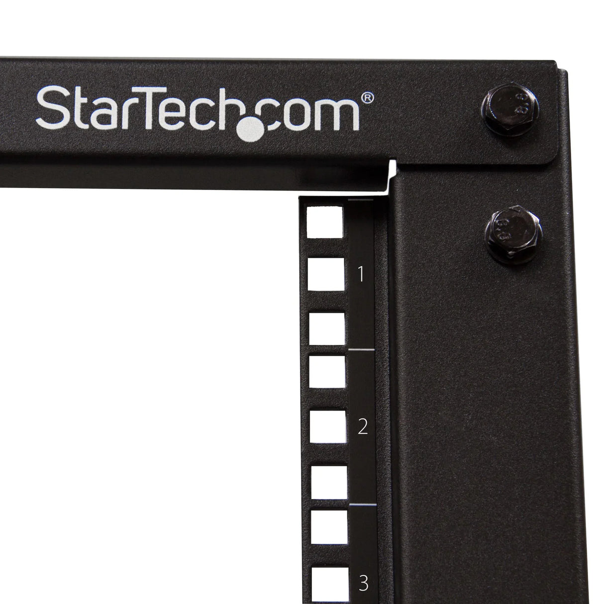 STARTECH 4-Post 18U Mobile Open Frame Server Rack | 19in Network Rack with Wheels | Rolling Rack for Computer|AV|Data|IT Equipment - Casters | Leveling Feet or Floor Mounting (4POSTRACK18U) (4POSTRACK18U)