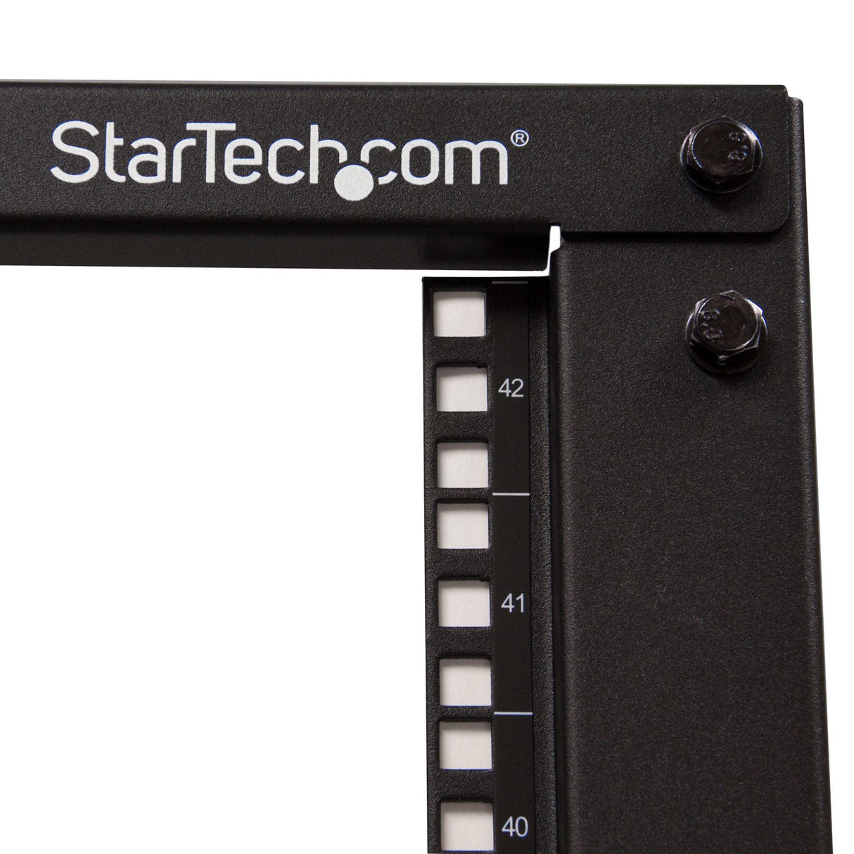 STARTECH 4-Post 42U Mobile Open Frame Server Rack | 19in Network Rack with Wheels | Rolling Rack for Computer|AV|Data|IT Equipment - Casters | Leveling Feet or Floor Mounting (4POSTRACK42) (4POSTRACK42)
