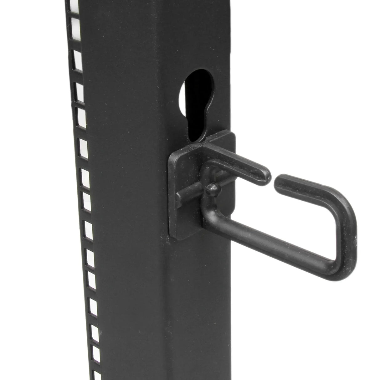 STARTECH 4-Post 8U Mobile Open Frame Server Rack | 19in Network Rack with Wheels | Small Rolling Rack for Computer|AV|Data|IT Equipment | Casters | Leveling Feet or Floor Mounting (4POSTRACK8U) (4POSTRACK8U)