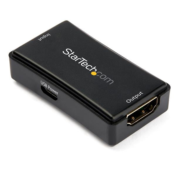 STARTECH 45ft | 14m HDMI Signal Booster - 4K 60Hz - USB Powered - HDMI Inline Repeater & Amplifier - 7.1 Audio Support (HDBOOST4K2) (HDBOOST4K2)