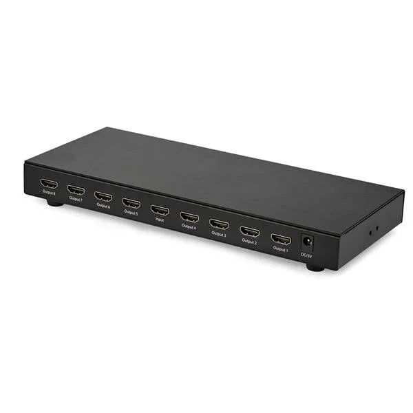 STARTECH 4K 60hz HDMI Splitter - 8 Port - HDR Support - 7.1 Surround Sound Audio - HDMI Distribution Amplifier - HDMI 2.0 Splitter (ST128HD20) (ST128HD20)