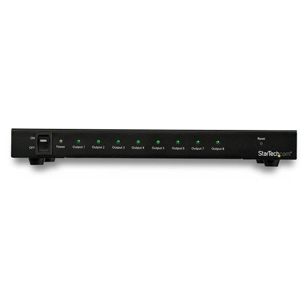 STARTECH 4K 60hz HDMI Splitter - 8 Port - HDR Support - 7.1 Surround Sound Audio - HDMI Distribution Amplifier - HDMI 2.0 Splitter (ST128HD20) (ST128HD20)
