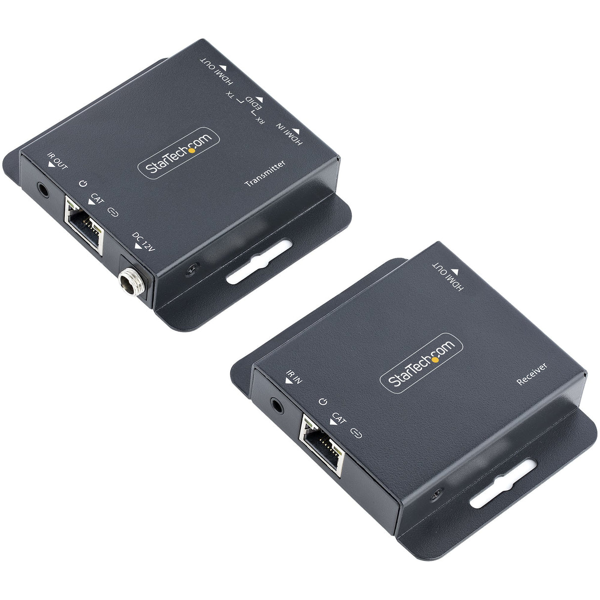 STARTECH 4K HDMI Extender over CAT6|CAT5 Ethernet Cable | 4K 30Hz or 1080p 60Hz Video Extender over Ethernet Cable Transmitter and Receiver Kit | IR Remote Control (EXTEND-HDMI-4K40C6P1) (EXTEND-HDMI-4K40C6P1)