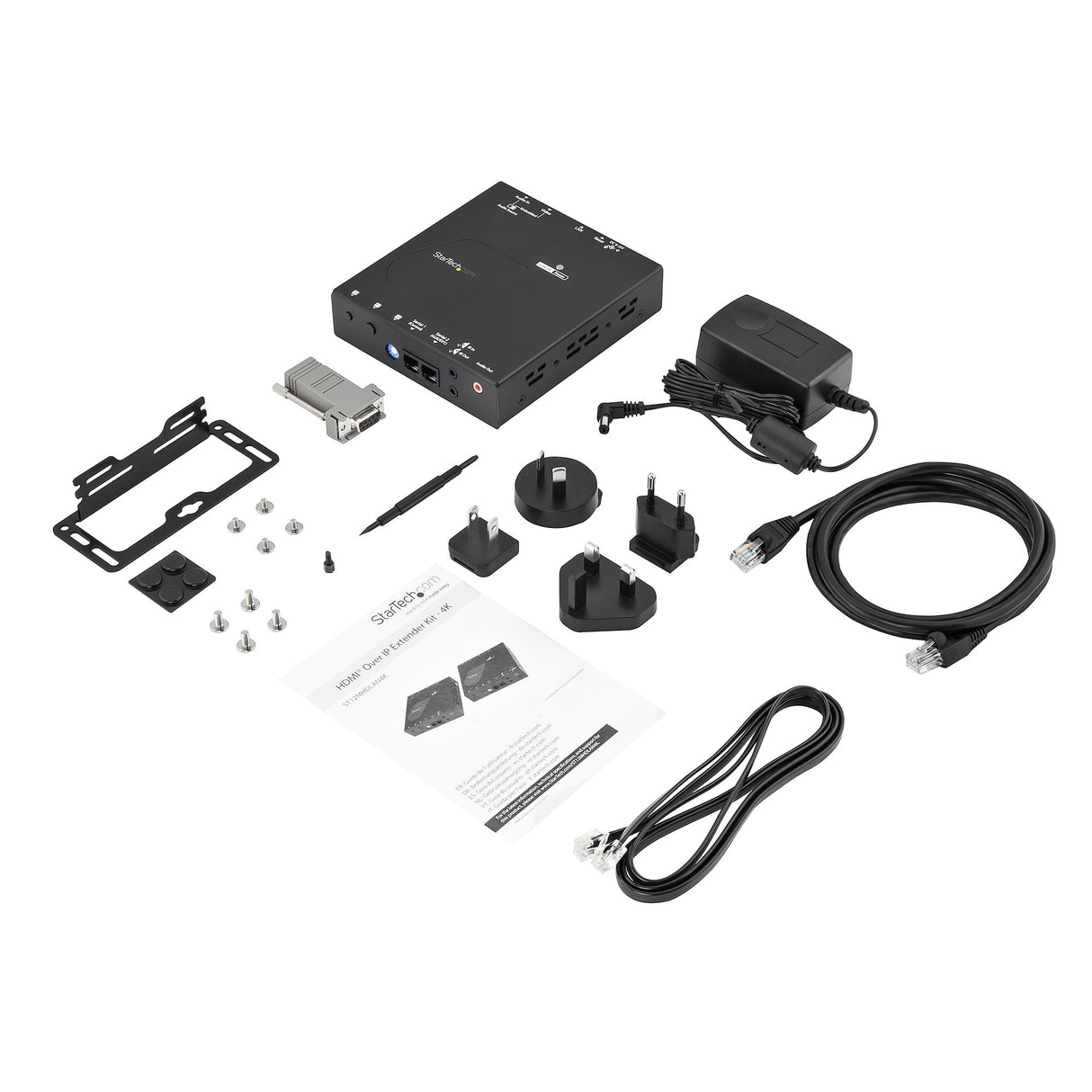 STARTECH 4K HDMI over IP Receiver for ST12MHDLAN4K - 4K Receiver - HDMI Over Cat6 - 4k AV Receiver (ST12MHDLAN4R) (ST12MHDLAN4R)