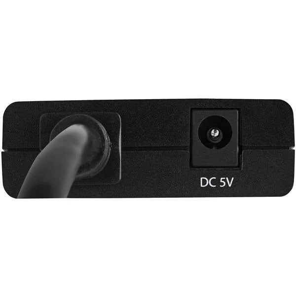 STARTECH 4K HDMI Splitter 1 In 2 Out - 4K 30Hz HDMI 1.4 2 Port Video Splitter Box -with high speed HDMI cable | USB power cable - Black (ST122HD4KU) (ST122HD4KU)