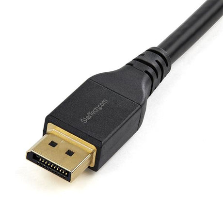 STARTECH 4m VESA Certified DisplayPort 1.4 Cable - 8K 60Hz HBR3 HDR - 13ft Super UHD DisplayPort to DisplayPort Monitor Cord - Ultra HD 4K 120Hz DP 1.4 Slim Video Cable M|M DP Connector (DP14MM4M) (DP14MM4M)