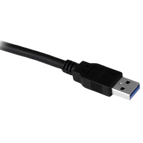 STARTECH 5 ft Black Desktop SuperSpeed USB 3.0 Extension Cable - A to A M|F - USB 3.0 Extension Cable A Male to A Female - 5 feet (USB3SEXT5DKB)