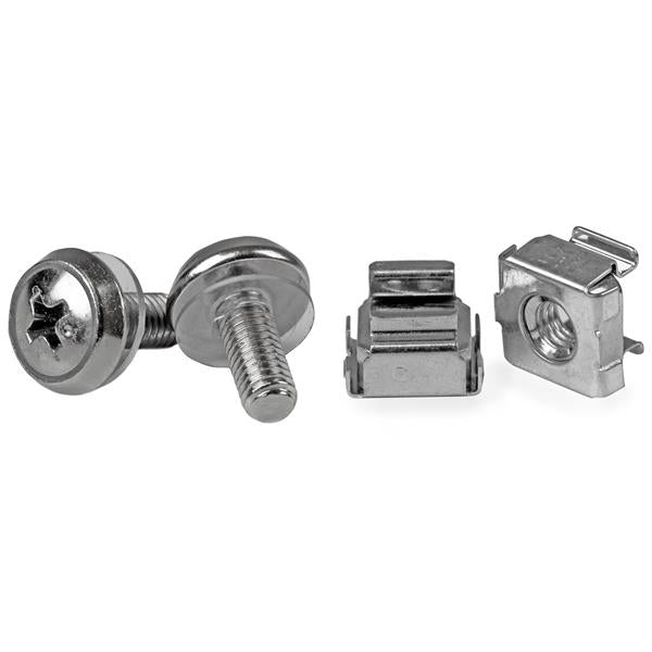 STARTECH 50 Pkg M5 Mounting Screws and Cage Nuts for Server Rack Cabinet (CABSCREWM5)