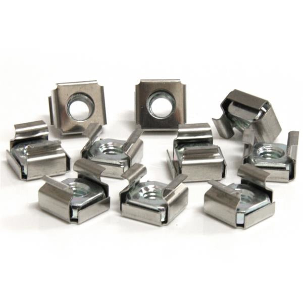 STARTECH 50 Pkg M6 Cage Nuts for Server Rack Cabinet (CABCAGENUTS6)