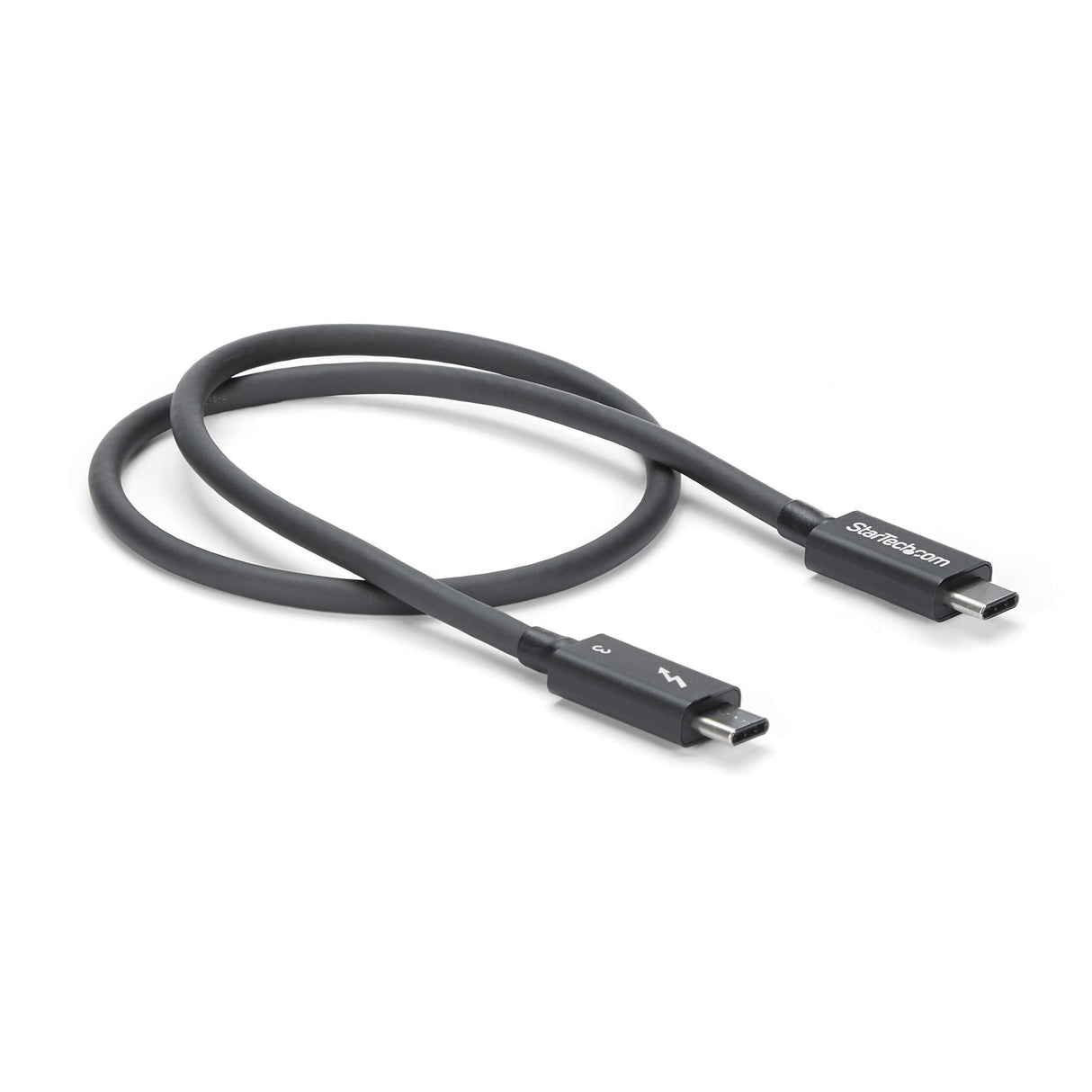 STARTECH 50cm (1.6ft) Passive Thunderbolt 3 Cable | 40Gbps | 100W PD | 4K|5K Video | Thunderbolt Cable | Compatible with USB4|DP Alt Mode | Thunderbolt 4 | USB 3.2|Type-C (TBLT34MM50CM) (TBLT34MM50CM)