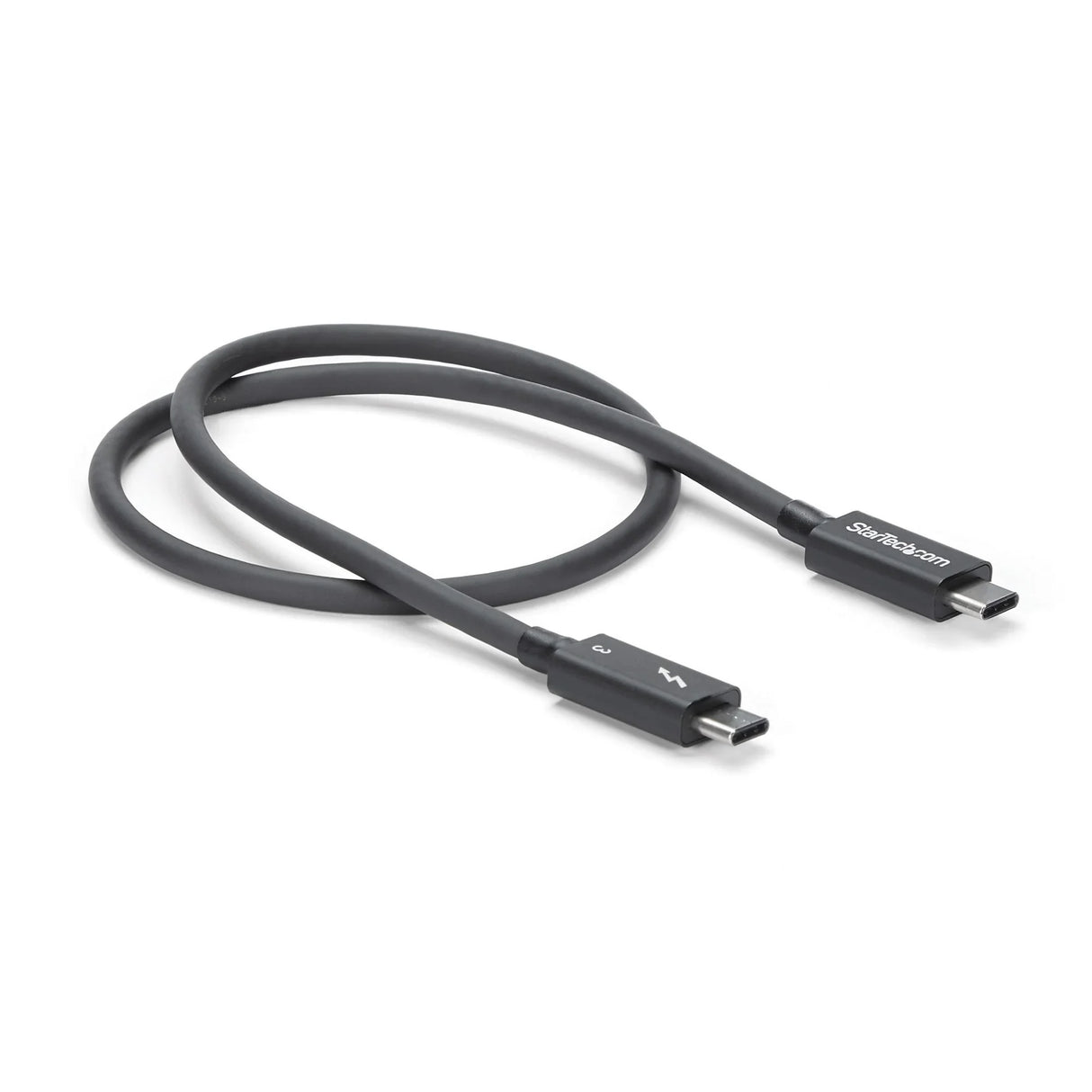 STARTECH 50cm (1.6ft) Passive Thunderbolt 3 Cable | 40Gbps | 100W PD | 4K|5K Video | Thunderbolt Cable | Compatible with USB4|DP Alt Mode | Thunderbolt 4 | USB 3.2|Type-C (TBLT34MM50CM) (TBLT34MM50CM)