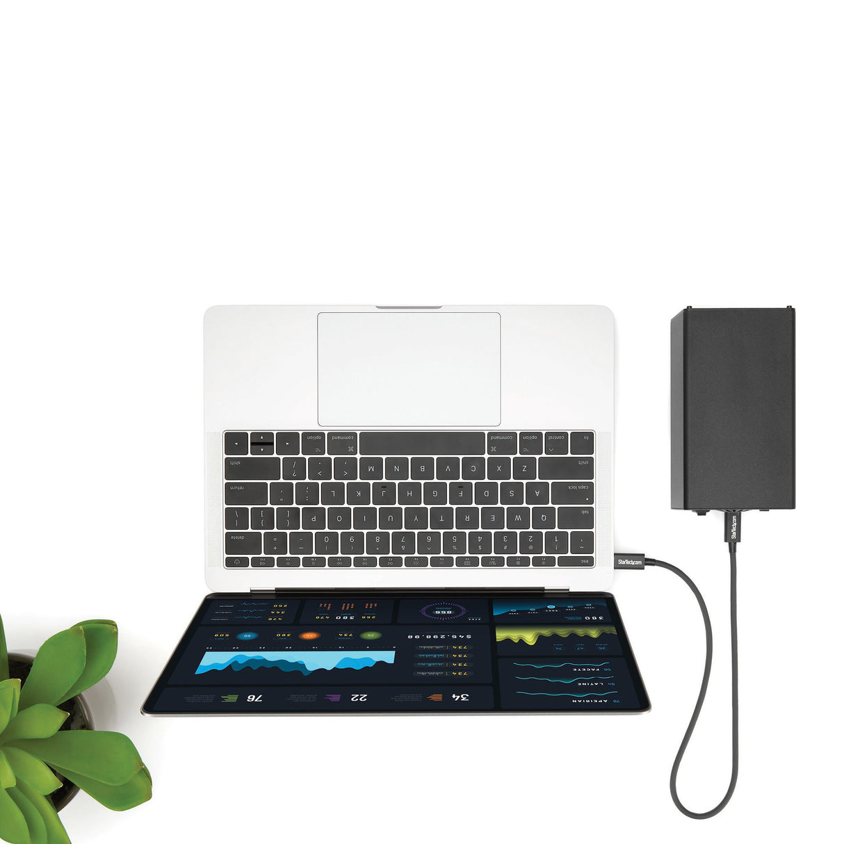 STARTECH 50cm (1.6ft) Passive Thunderbolt 3 Cable | 40Gbps | 100W PD | 4K|5K Video | Thunderbolt Cable | Compatible with USB4|DP Alt Mode | Thunderbolt 4 | USB 3.2|Type-C (TBLT34MM50CM) (TBLT34MM50CM)