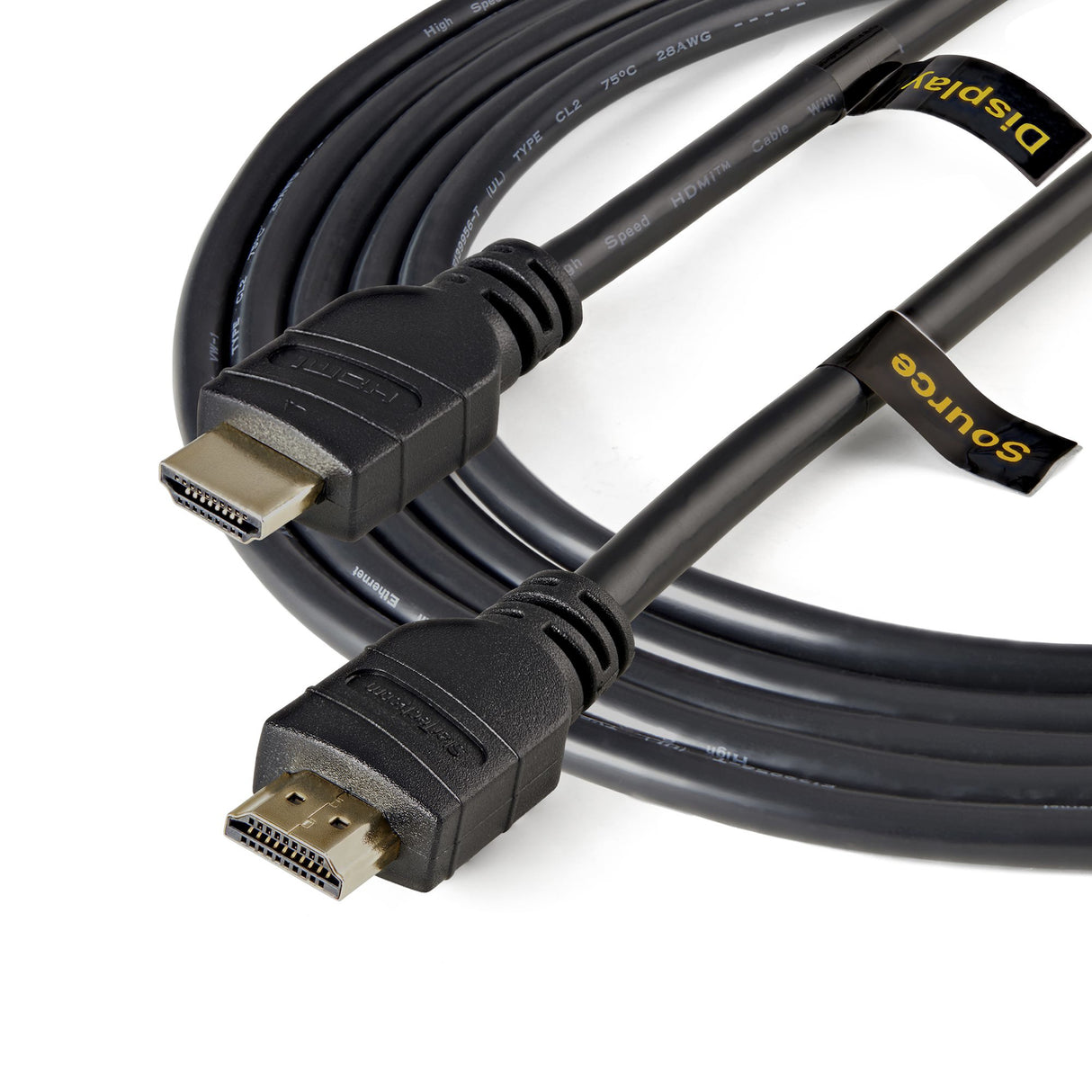 STARTECH 50ft (15m) Active HDMI Cable - 4K High Speed HDMI Cable with Ethernet - CL2 Rated for In-Wall Install - 4K 30Hz Video - HDMI 1.4 Cord - For HDMI Monitor | Projector | TV | Display (HDMM15MA) (HDMM15MA)