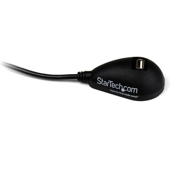 STARTECH 5ft Desktop USB Extension Cable - A Male to A Female - 5 ft USB A to A Extension Cable - 5ft USB 2.0 Extension cord (USBEXTAA5DSK)