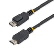 STARTECH 5m (15ft) DisplayPort 1.2 Cable - 4K x 2K Ultra HD - DP to DP Cable for Monitor - DP Video|Display Cord - Latching DP Connectors (DISPL5M) (DISPL5M)