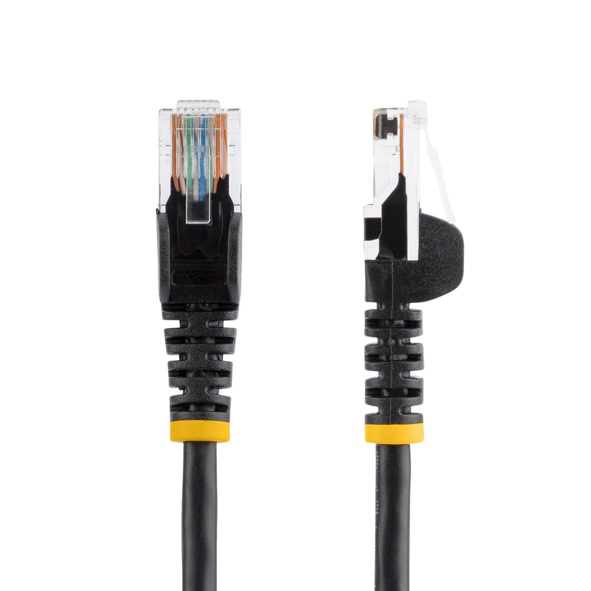 STARTECH 5m Black Cat5e Snagless RJ45 UTP Patch Cable - 5 m Patch Cord - Ethernet Patch Cable - RJ45 Male to Male Cat 5e Cable (45PAT5MBK)