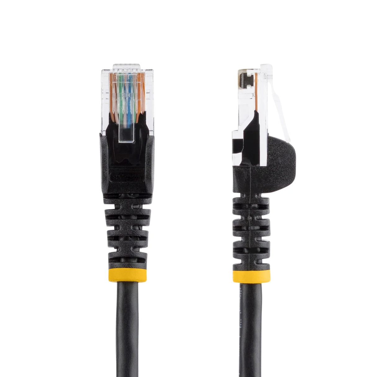 STARTECH 5m Black Cat5e Snagless RJ45 UTP Patch Cable - 5 m Patch Cord - Ethernet Patch Cable - RJ45 Male to Male Cat 5e Cable (45PAT5MBK)