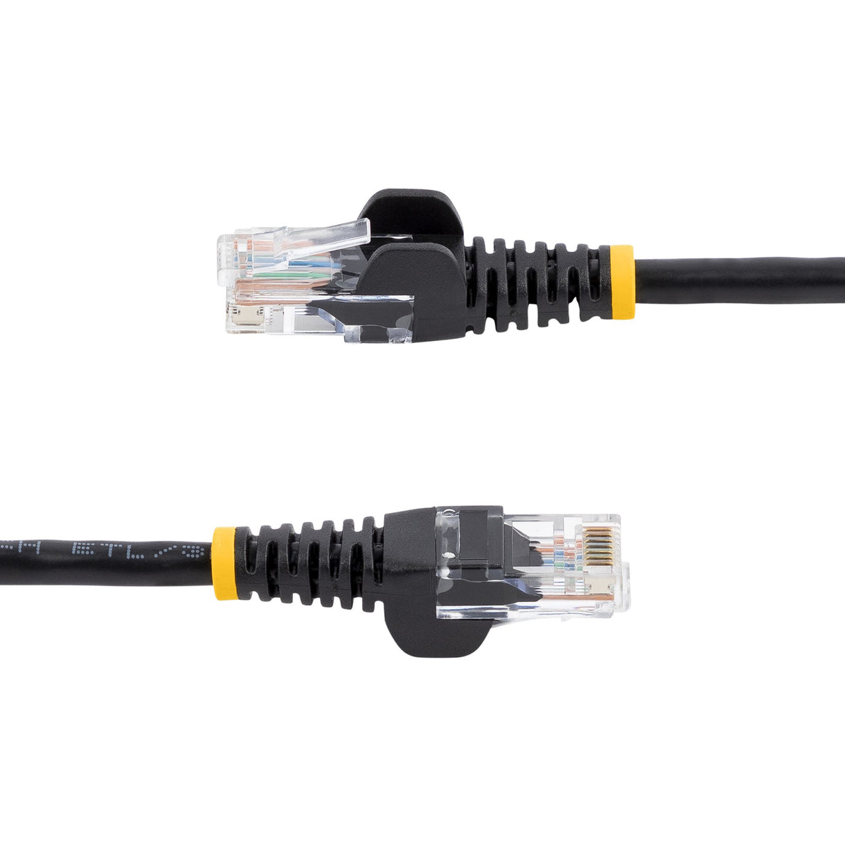 STARTECH 5m Black Cat5e Snagless RJ45 UTP Patch Cable - 5 m Patch Cord - Ethernet Patch Cable - RJ45 Male to Male Cat 5e Cable (45PAT5MBK)