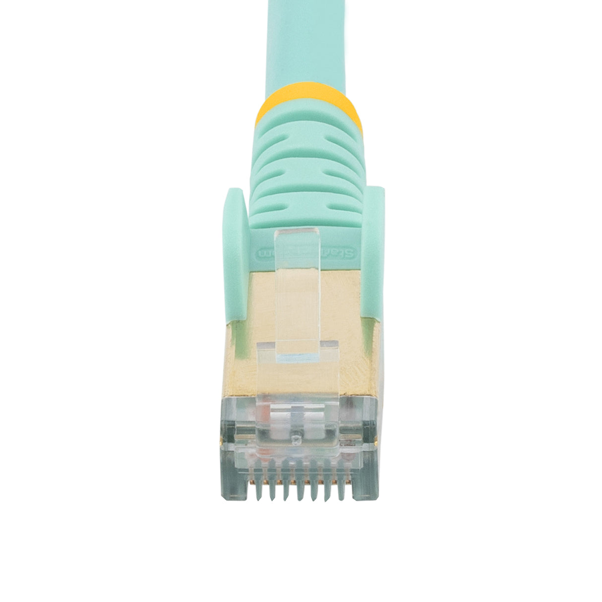 STARTECH 5m CAT6a Ethernet Cable - 10 Gigabit Shielded Snagless RJ45 100W PoE Patch Cord - 10GbE STP Network Cable w|Strain Relief - Aqua Fluke Tested|Wiring is UL Certified|TIA (6ASPAT5MAQ) (6ASPAT5MAQ)