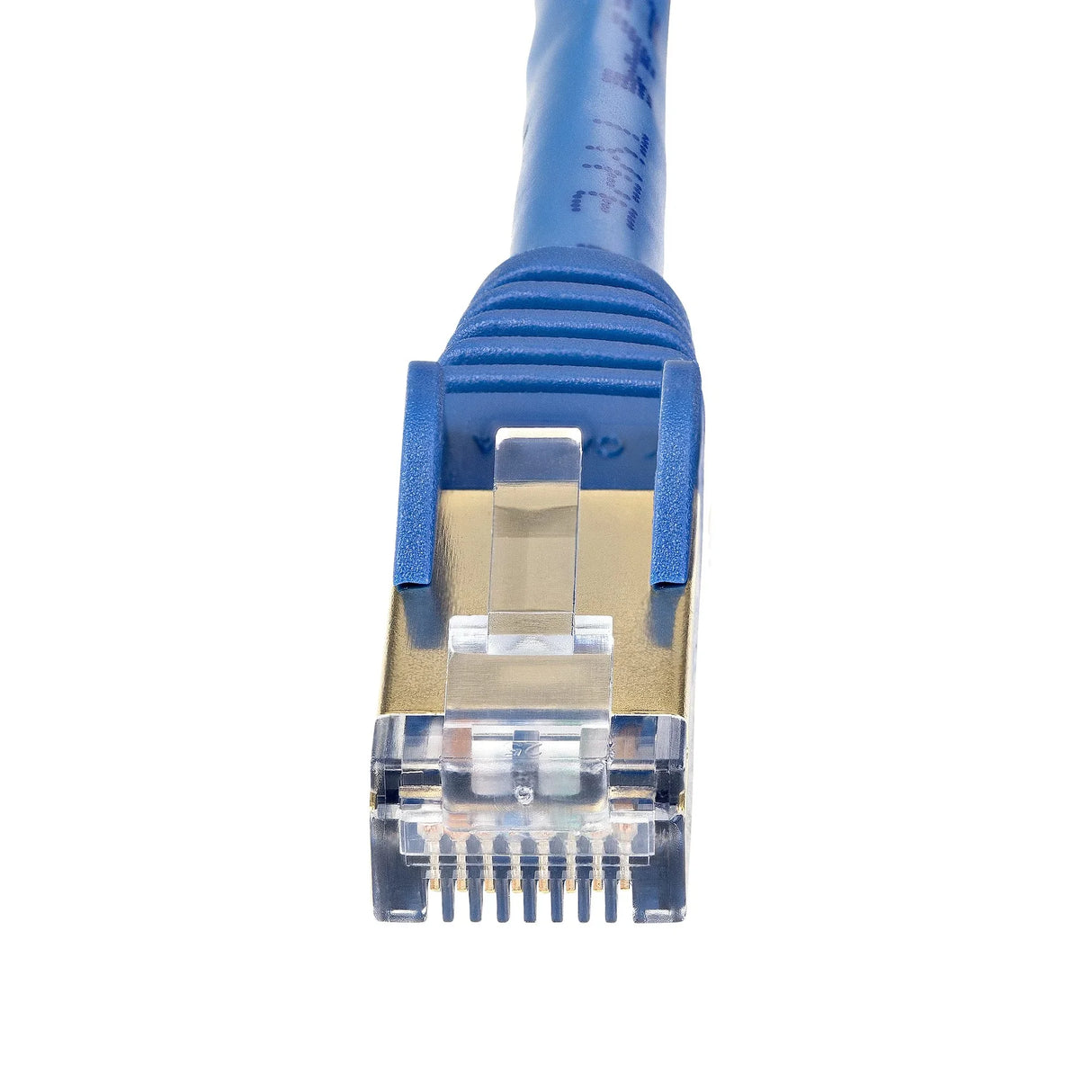 STARTECH 5m CAT6a Ethernet Cable - 10 Gigabit Shielded Snagless RJ45 100W PoE Patch Cord - 10GbE STP Network Cable w|Strain Relief - Blue Fluke Tested|Wiring is UL Certified|TIA (6ASPAT5MBL) (6ASPAT5MBL)