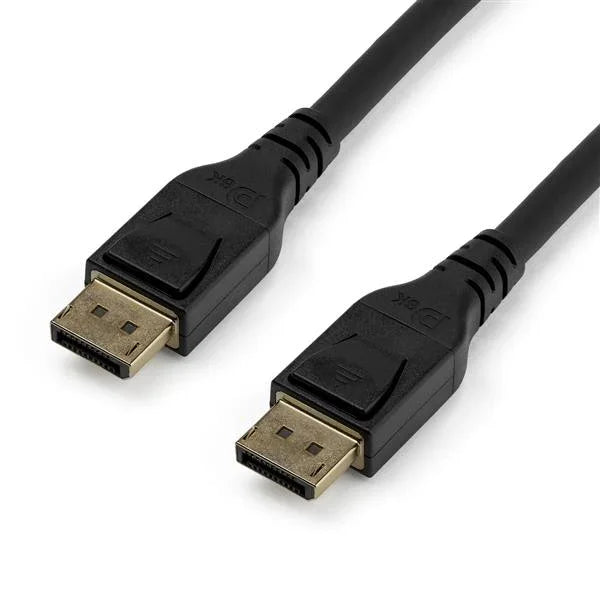 STARTECH 5m VESA Certified DisplayPort 1.4 Cable - 8K 60Hz HBR3 HDR - 16ft Super UHD DisplayPort to DisplayPort Monitor Cord - Ultra HD 4K 120Hz DP 1.4 Slim Video Cable M|M DP Connector (DP14MM5M) (DP14MM5M)