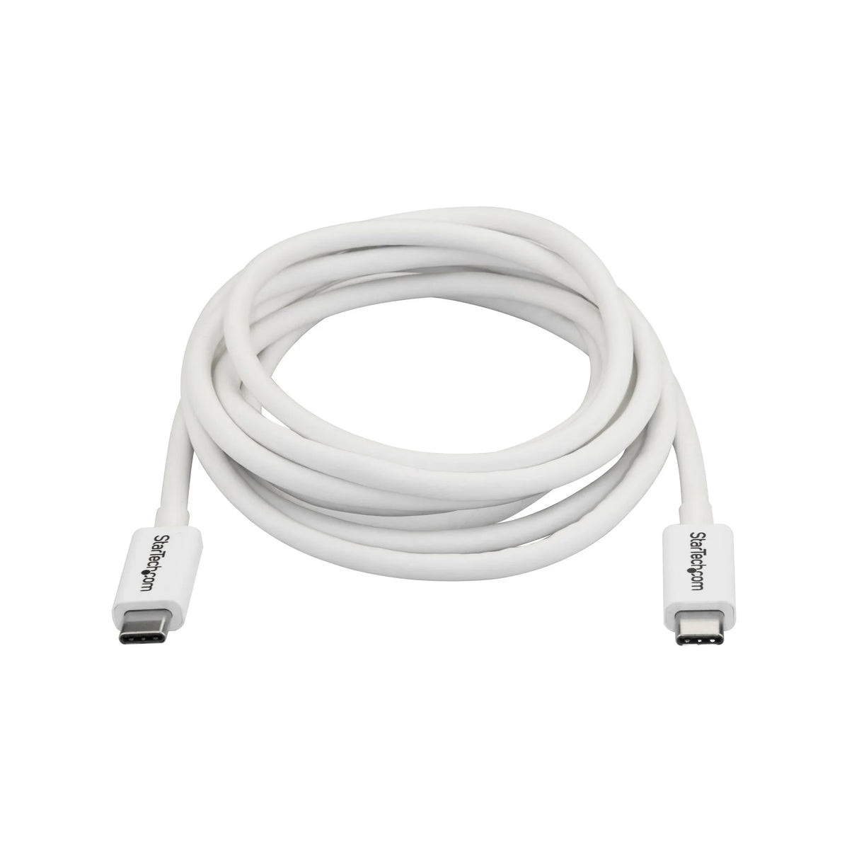 STARTECH 6.6ft (2m) Passive Thunderbolt 3 Cable | 20Gbps | 100W PD | 4K Video | Thunderbolt Cable | Compatible with USB4|DP Alt Mode | Thunderbolt 4 | USB 3.2|Type-C (TBLT3MM2MW) (TBLT3MM2MW)