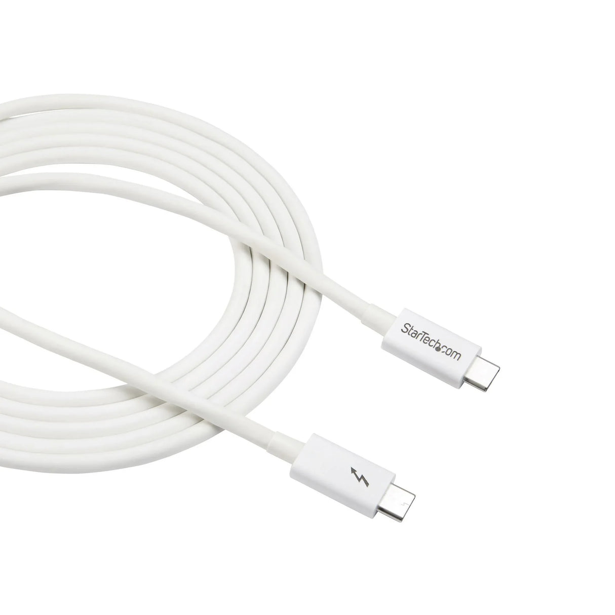 STARTECH 6.6ft (2m) Passive Thunderbolt 3 Cable | 20Gbps | 100W PD | 4K Video | Thunderbolt Cable | Compatible with USB4|DP Alt Mode | Thunderbolt 4 | USB 3.2|Type-C (TBLT3MM2MW) (TBLT3MM2MW)