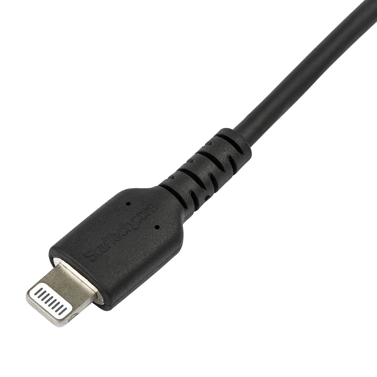 STARTECH 6 foot (2m) Durable Black USB-C to Lightning Cable - Heavy Duty Rugged Aramid Fiber USB Type A to Lightning Charger|Sync Power Cord - Apple MFi Certified iPad|iPhone 12 (RUSBCLTMM2MB) (RUSBCLTMM2MB)