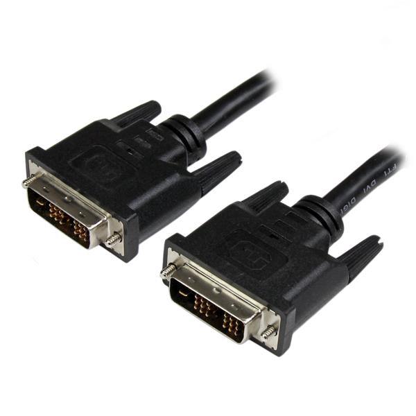 STARTECH 6 ft DVI-D Single Link Cable - Male to Male DVI-D Digital Video Monitor Cable - DVI-D M|M - Black 6 Feet - 1920x1200 (DVIMM6)
