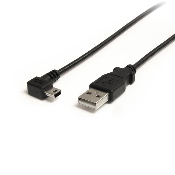 STARTECH 6 ft Mini USB Cable - A to Right Angle Mini B (USB2HABM6RA)